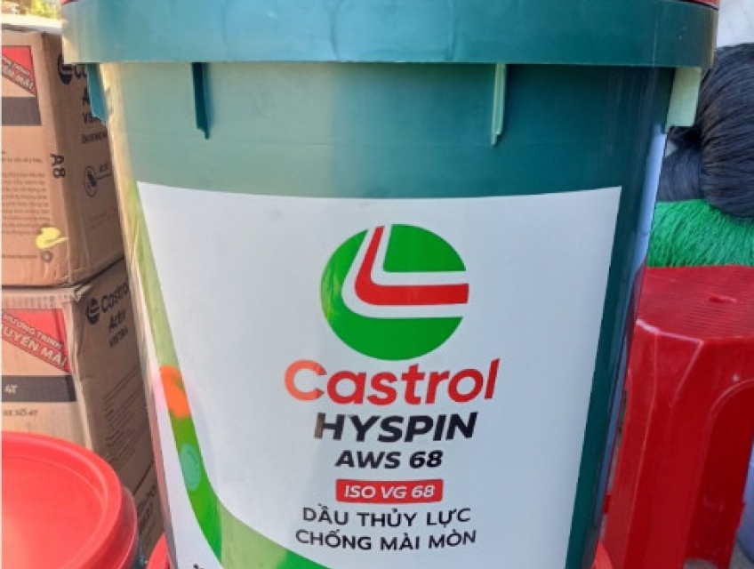 Đại lý mua bán Dầu thủy lực Castrol HYSPIN AWS 68 chính hãng tại TpHCM