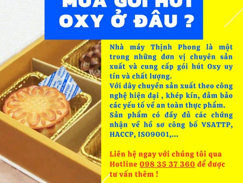 Mua gói hút Oxy ở đâu