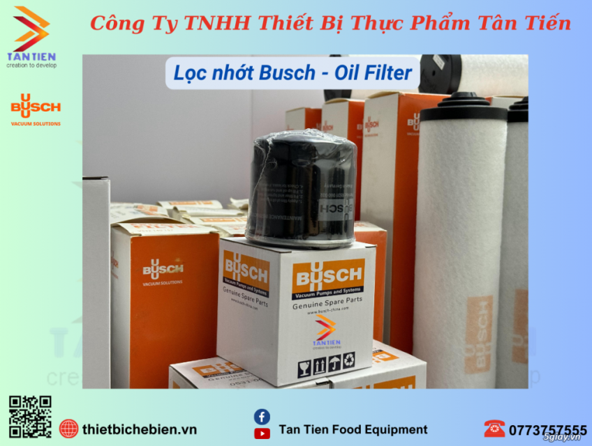 Lọc dầu bơm chân không Busch