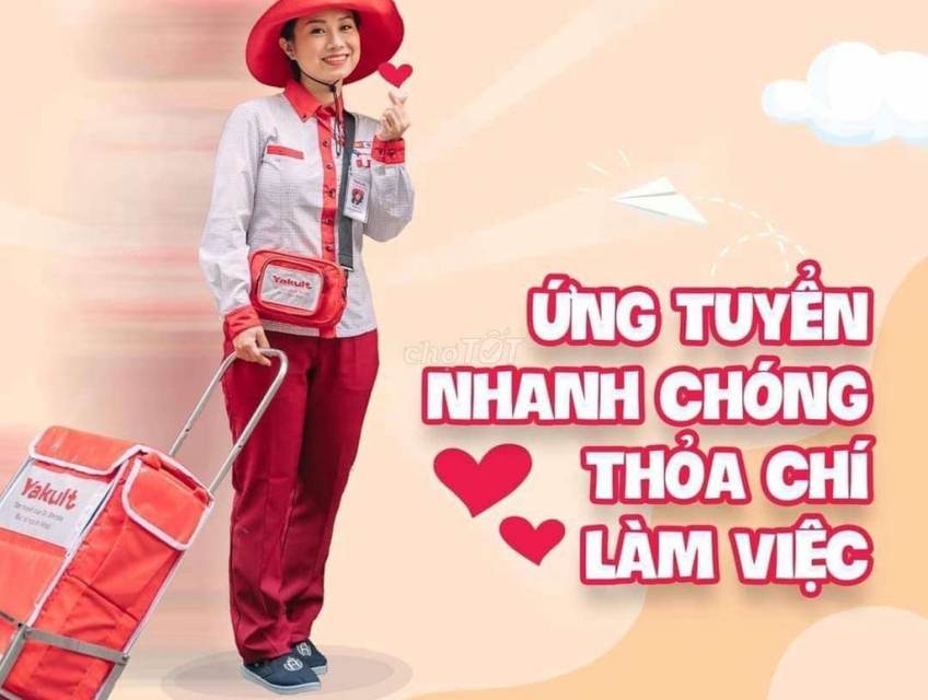 YAKULT tuyển NVBH khu vực Trảng Dài Biên Hoà Đồng Nai