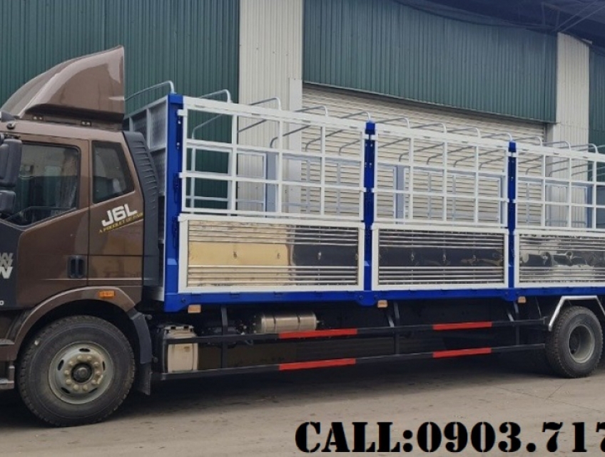 Bán xe tải Faw nhập khẩu 7t5 thùng dài 9m7 mới 2024