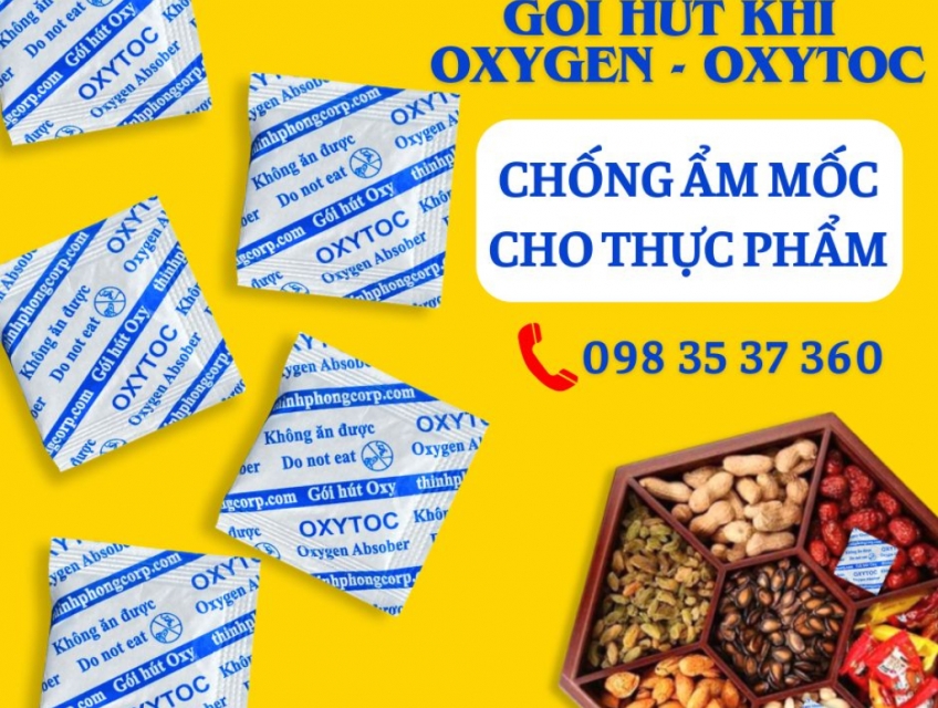 Gói hút Oxy 30cc , 50cc sử dụng cho thực phẩm