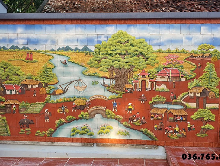 Sự đặc sắc của tranh gốm