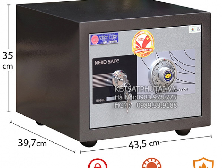 Hướng dẫn sử dụng két sắt Việt Tiệp có pin