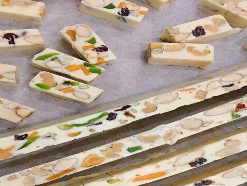 Khám phá kẹo nougat vị truyền thống mềm dẻo, thơm ngon