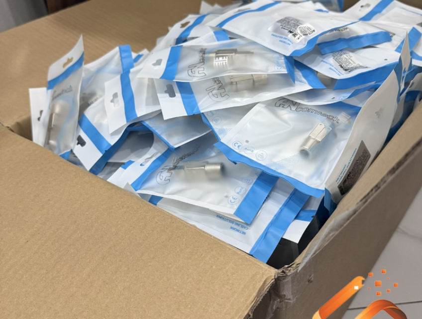 Hạt CAT6A không dùng tool Ancomteck chuẩn công nghiệp ACT-S6A