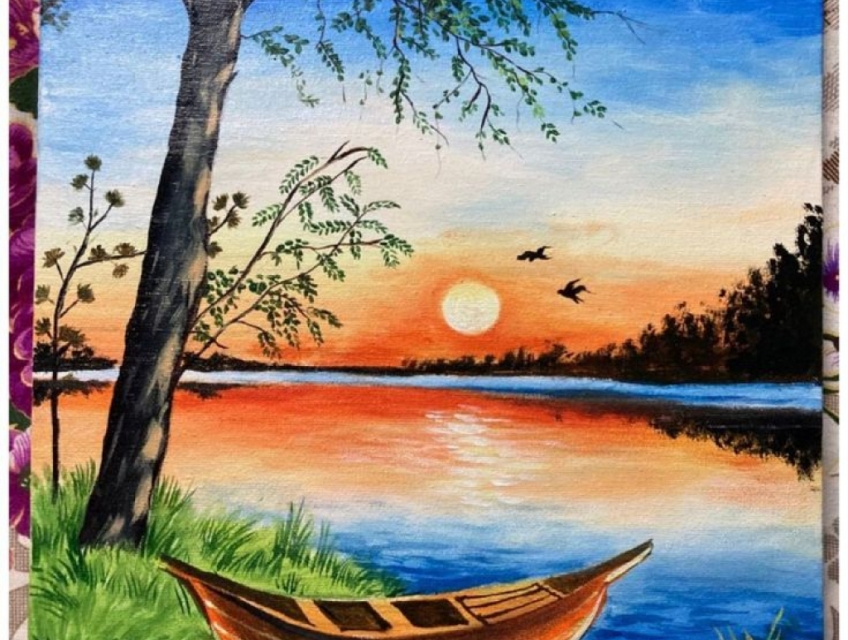 Lớp vẽ trẻ em ở Hà Nội