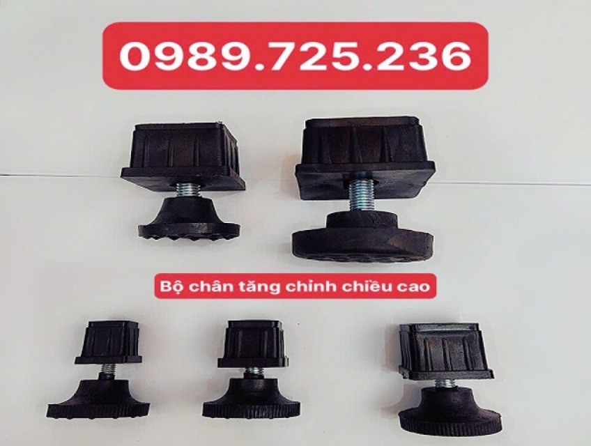 Bộ chân tăng chỉnh chiều cao Vuông