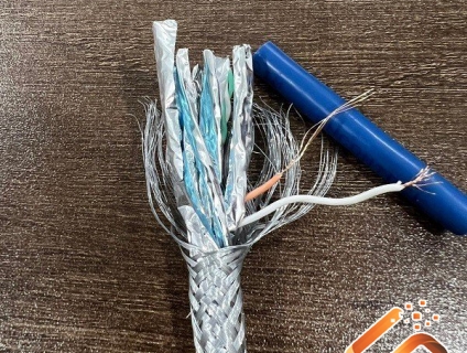 Cáp mạng CAT7 S/FTP ANCOMTECK- 23awg Gigabit Ancom-BOX305- 7BLUE