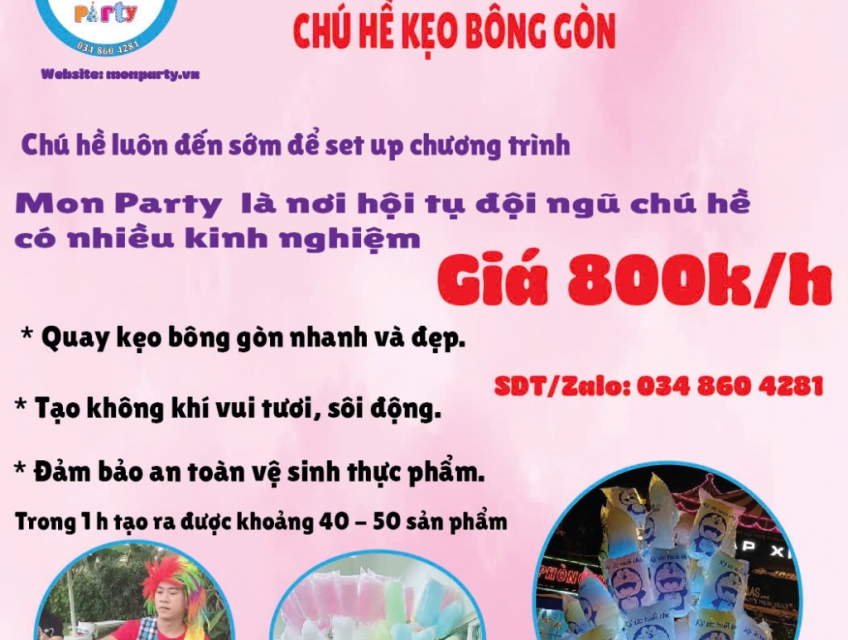 Giá thuê chú hề sinh nhật Bình Dương