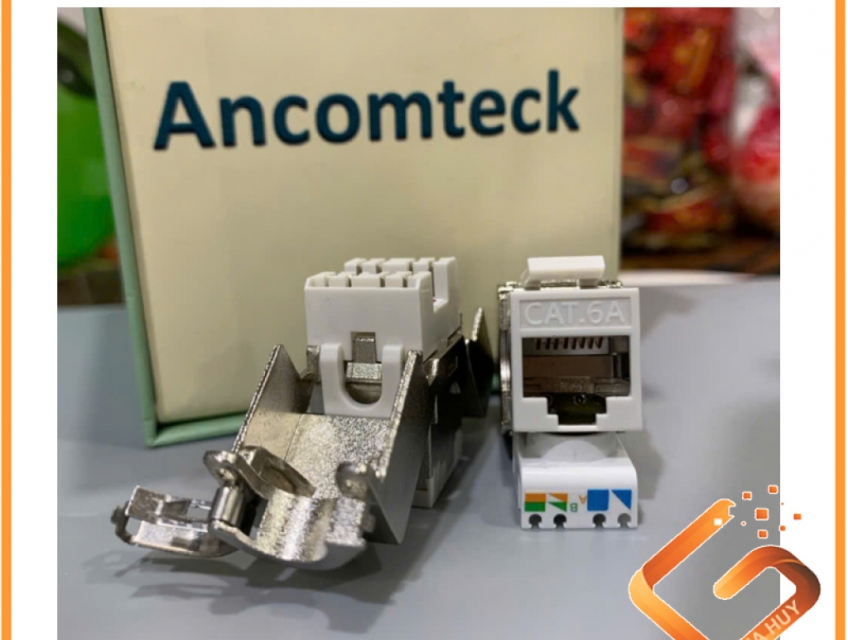 Ổ cắm RJ45 đa năng CAT6A FTP ACT-S6A-001 Ancomteck