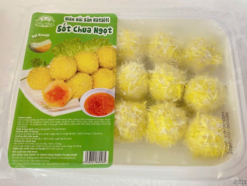 VIÊN HẢI SẢN KATAIFI – MÓN NGON SÁNG TẠO CHO MỌI BỮA TIỆC!