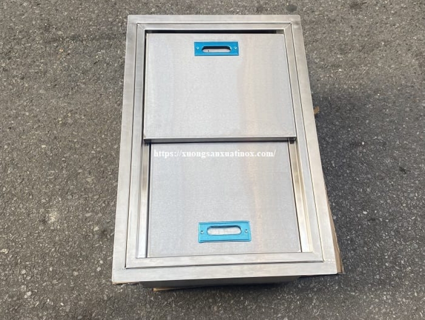 Thùng đá inox âm bàn dành cho quầy bar