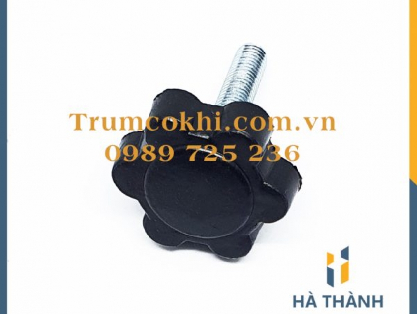 Chân tăng chỉnh M12, chân tăng chỉnh hoa 10 cánh M12