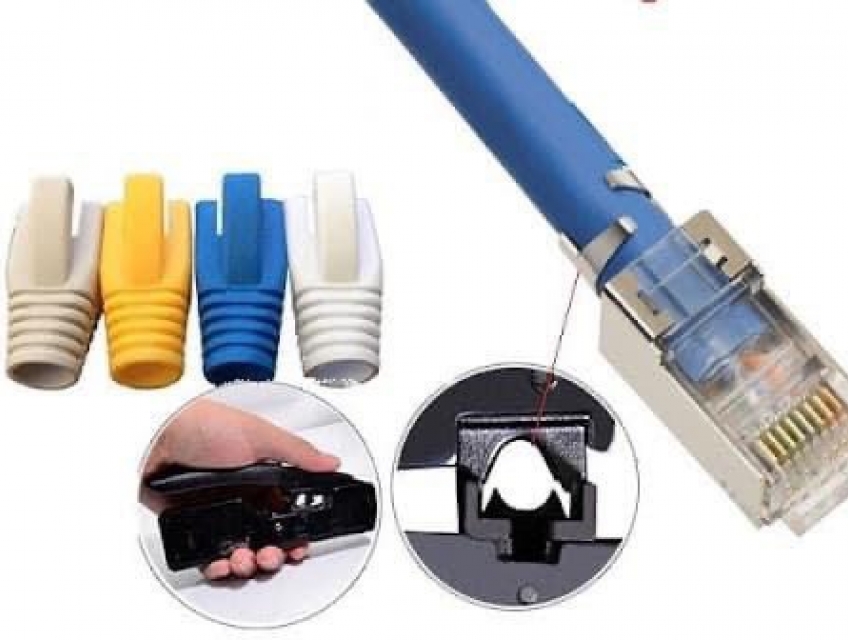 Cáp mạng ANCOMTECK Cat6A F/UTP 4 Pair 23AWG LSZH White 305m/Cuộn