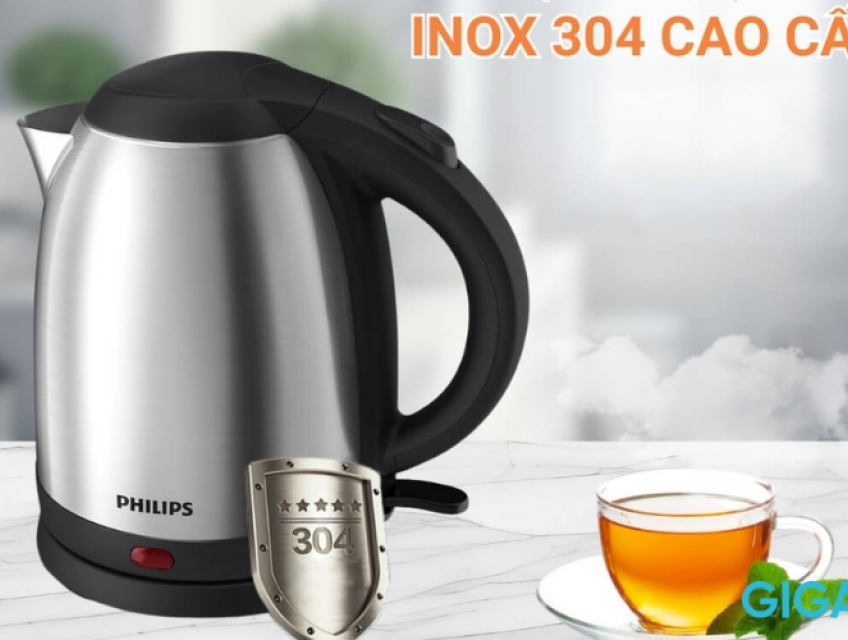 Bình đun siêu tốc Philips HD9306/03 chính hãng