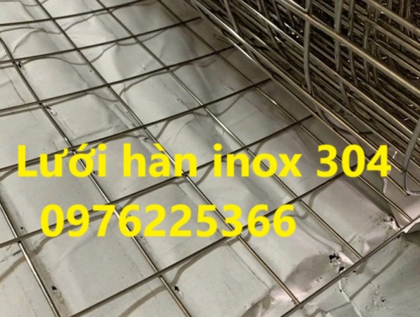 Báo giá lưới inox 304 mắt 5cm x 5cm