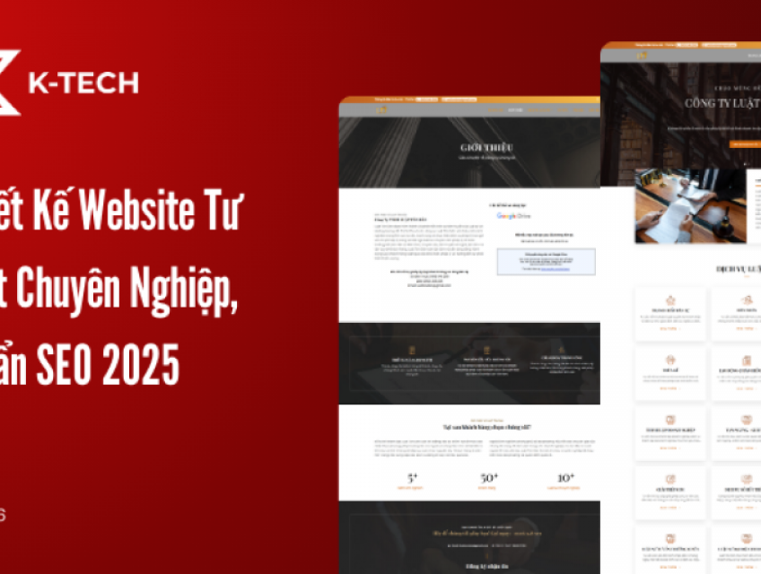 Mẫu Thiết Kế Website Tư Vấn Luật Chuyên Nghiệp