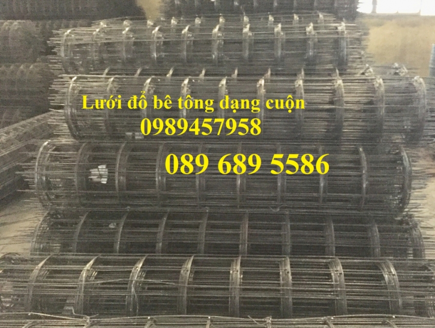 Lưới hàn hàn mạ kẽm D2, Lưới đổ sàn chống nóng, Lưới thép D5