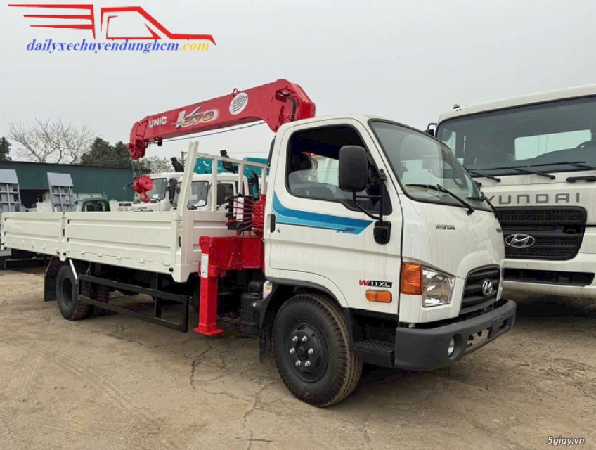 Xe Tải Hyundai 7 Tấn W11XL Gắn Cẩu Unic 344 Euro 5