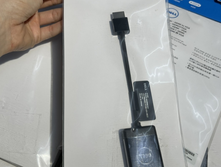 Cáp Chuyển đổi HDMI to VGA zin bóc máy chính hãng DELL 9XJND