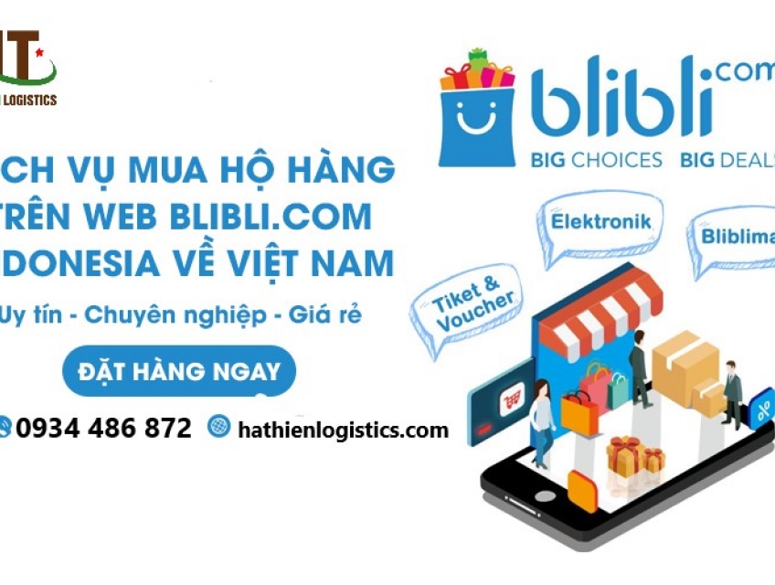Dịch vụ order hộ/mua hộ hàng từ Indonesia về Việt Nam