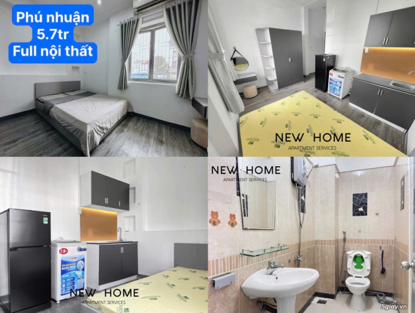 Cho thuê phòng full nội thất 100% Nguyễn Đình Chính PN cho nuôi pet