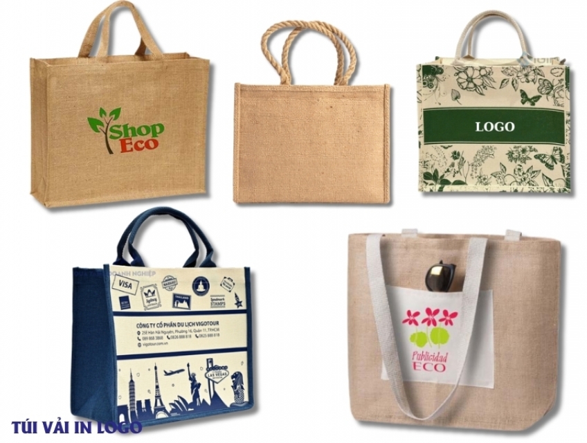 Xưởng may Balo dây rút túi vải canvas in logo theo yêu cầu tại TP HCM