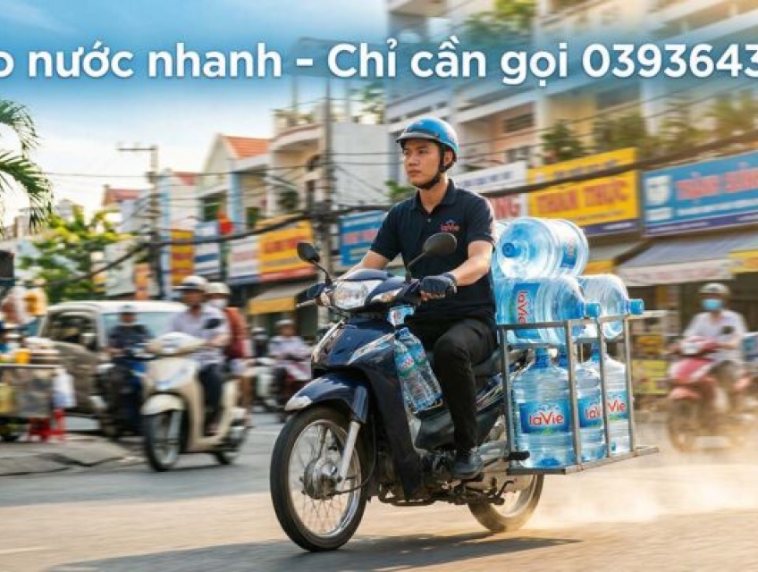 Giao nước Lavie phường Chánh Hưng – Đại lý uy tín quận 8