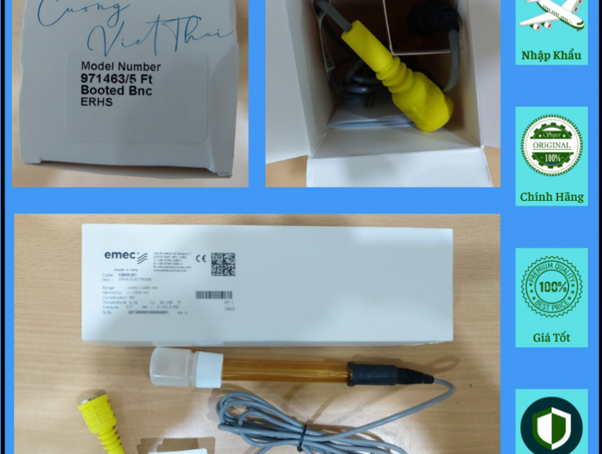 Cảm biến đo Redox ( ORP), điện cực đo Redox ( ORP), đầu dò đo Redox ( ORP) model ERHS hãng EMEC