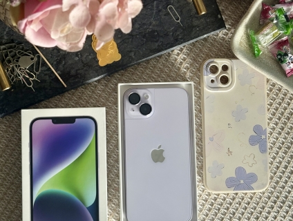 14 Plus 256G Tím ZA/A 99%. Pin 81%. Full box !