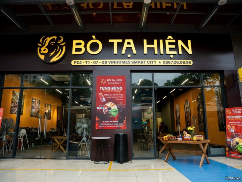 Nhà hàng Bò Tạ Hiện – Nam Từ Liêm Hà Nội tuyển NV fulltime Bao Ăn Ở