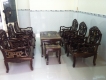 Bộ bàn ghế gỗ trắc cẩn xà cừ rất đẹp cần bán