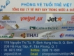 Phòng Vé Tuổi Trẻ Việt - Tổng Đại Lý Vé Máy Bay Trong Nước & Quốc Tế