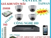 Trọn bộ 4 camera quan sát ngày đêm giá rẻ nhất Sài Gòn