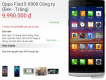 Oppo Find 5 trắng, hàng Công ty mới tinh Fullbox 99.99%, còn bảo hành 6 tháng giá tốt