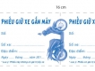 Bán Phiếu giữ xe (có sẵn)