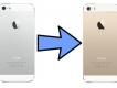 Thay Vỏ- Độ Vỏ IPhone 5 Thành 5S Champagne - Gold - Vàng Trùng Imei Máy 100%