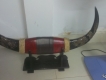 bán cặp sừng trâu chế tác khắc rồng của Nhật