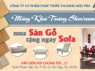 Mua Sàn Gỗ - tặng ngay Sofa, KM cực shock chỉ có tại sàn gỗ PBS