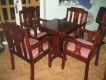 Bán bộ bàn ghế gỗ có tay vịn,giá rẻ
