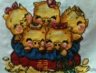 Tranh theu thanh pham 5 chu heo con
