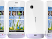 Nokia C5-03 White/lilac Trắng tím dễ thương hàng hiếm mới 100%