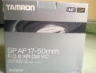 Tamron  17-50 f/2.8  VC for Canon