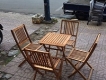 bàn ghế gỗ quán ăn. quán nhậu, cafe sân vuờn, vỉa hè giá rẻ. mới 100%