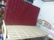 dọn nhà bán giường sắt và nệm 1.2mx2m giá tốt