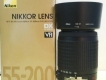 Bán ống nikon 55-200 mới mua còn BH gần 12 tháng