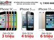iPhone 5 giá chỉ 3.990, iPhone 5c giá chỉ 3.390 khuyến mại sim ghép