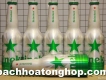 Bia Heineken chai nhôm Hà Lan giá 1.500n/thùng 24 chai 330ml.
