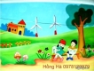 Tranh tường Hồng Hà, dịch vụ vẽ tranh tường chuyên nghiệp:  BỀN, RẺ, ĐẸP.